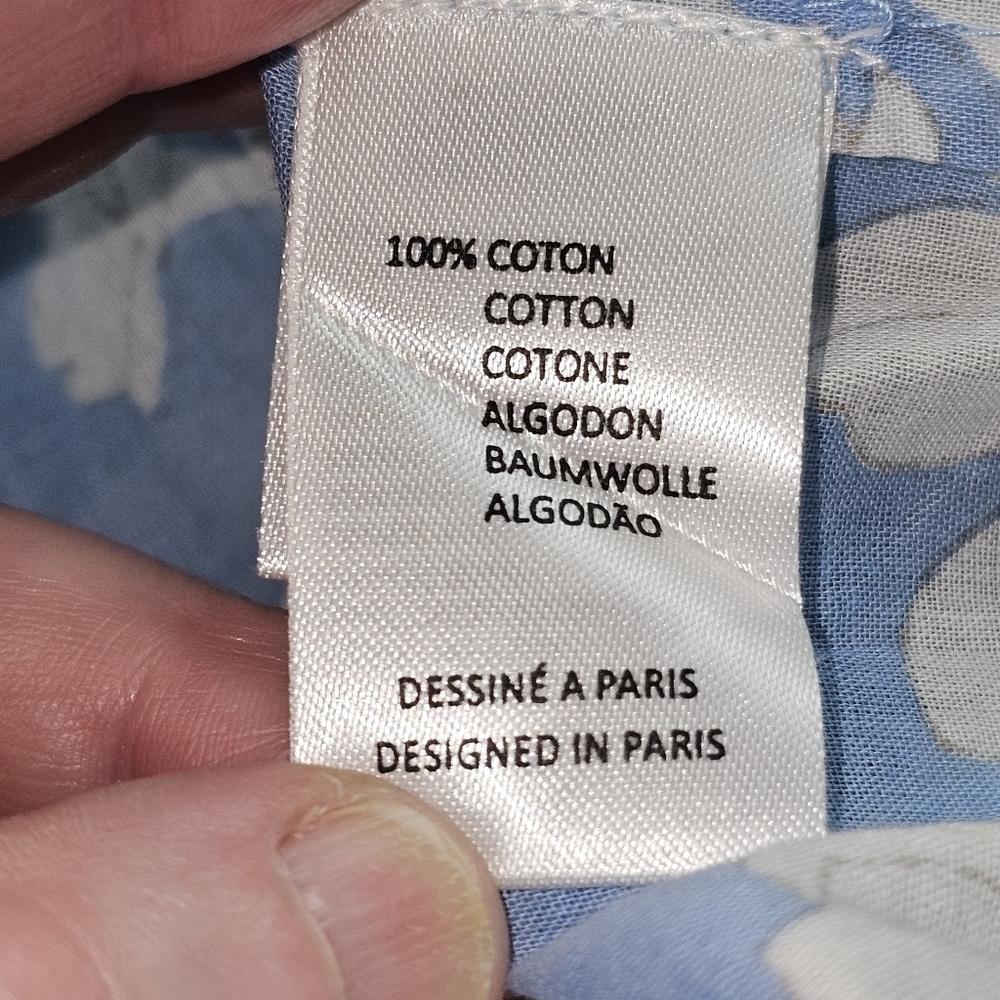 Anik Batik Anthropologie Peony Embroidered Floral Maxi Dress in S - Picture 10 of 11